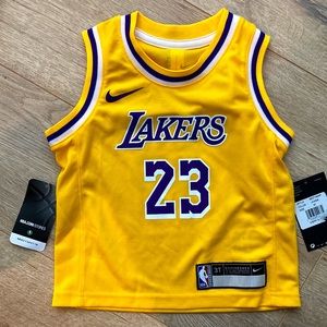 Lakers NBA Authentic James Jersey